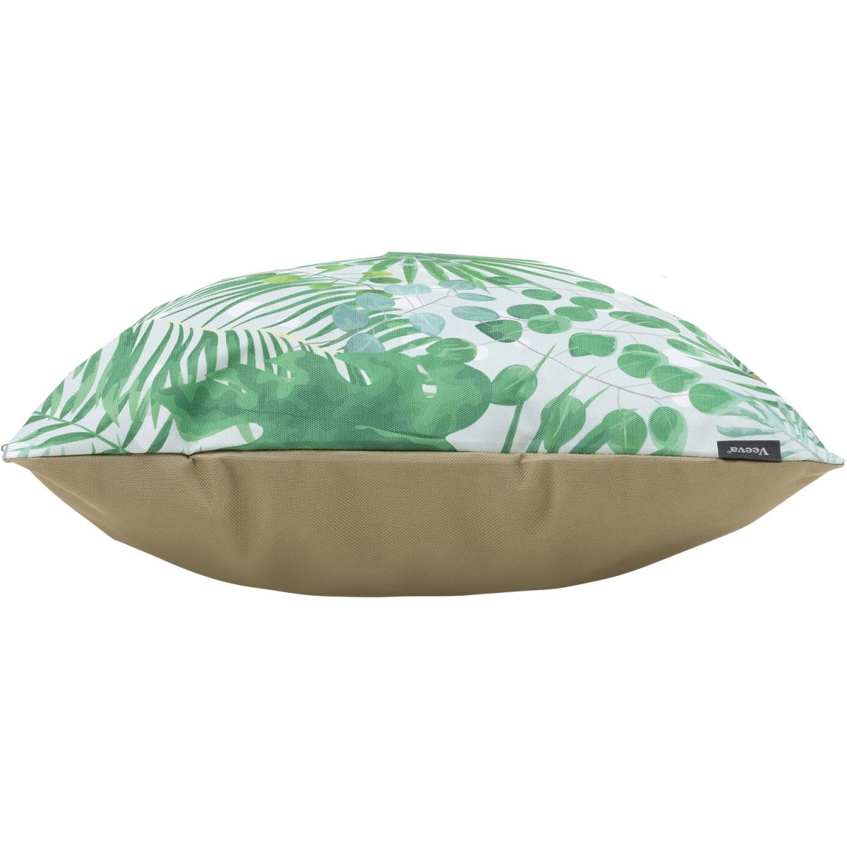 Veeva Eucalyptus Print Outdoor Cushion - Olive Reverse - Green / 2 – image 5