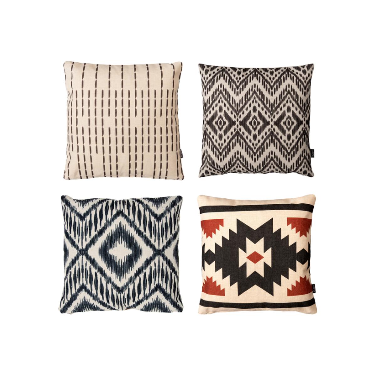 Bohemian Style Outdoor Cushion- Second Collection (Set of 4) - White – image 1