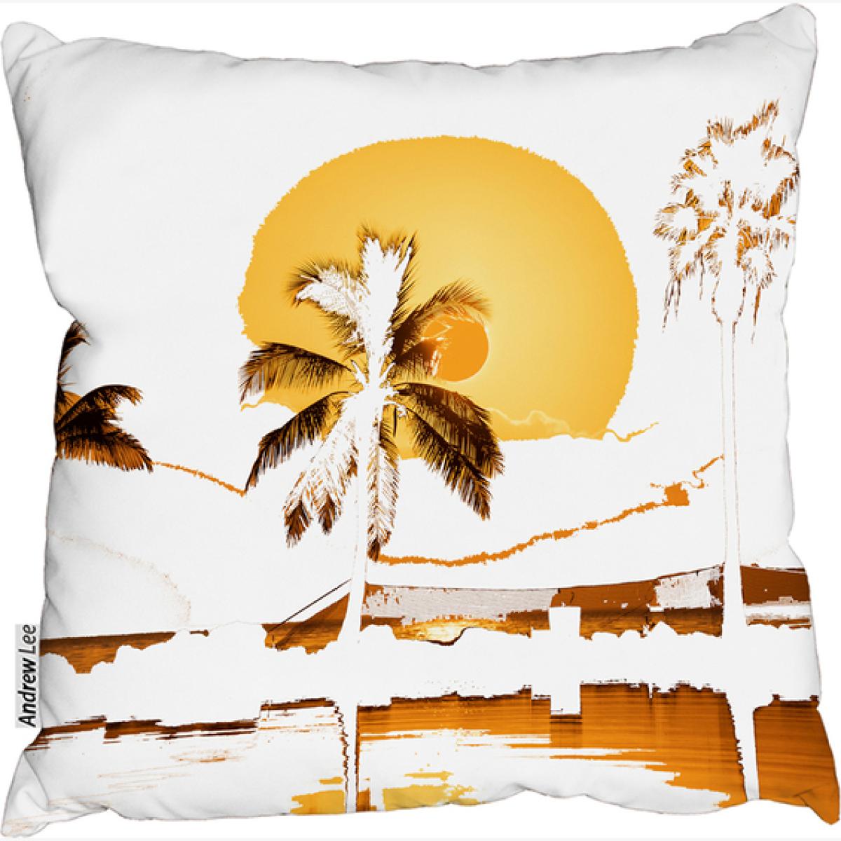 Sunset Cushion - Orange / 45cm
