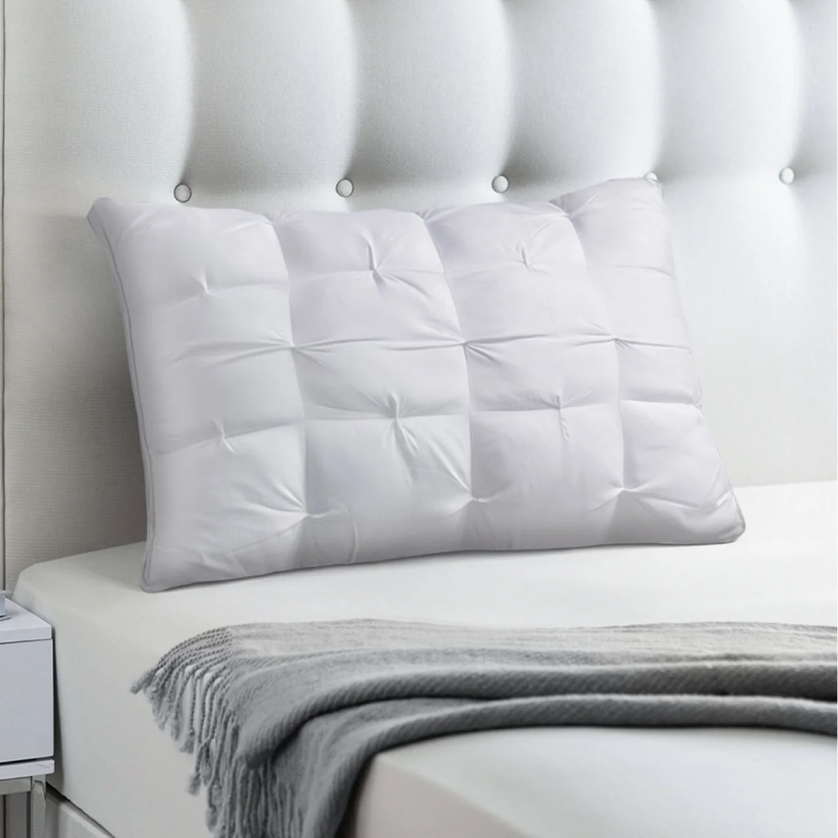 White Soft Polyester Cushion Pillow Insert - White – image 11