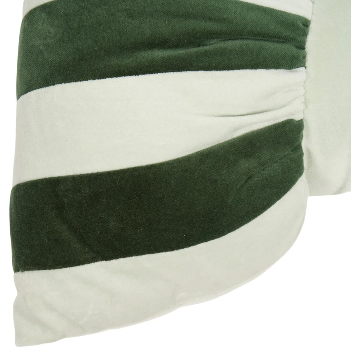 Bow Stripe Festive Velvet Cushion – image 4