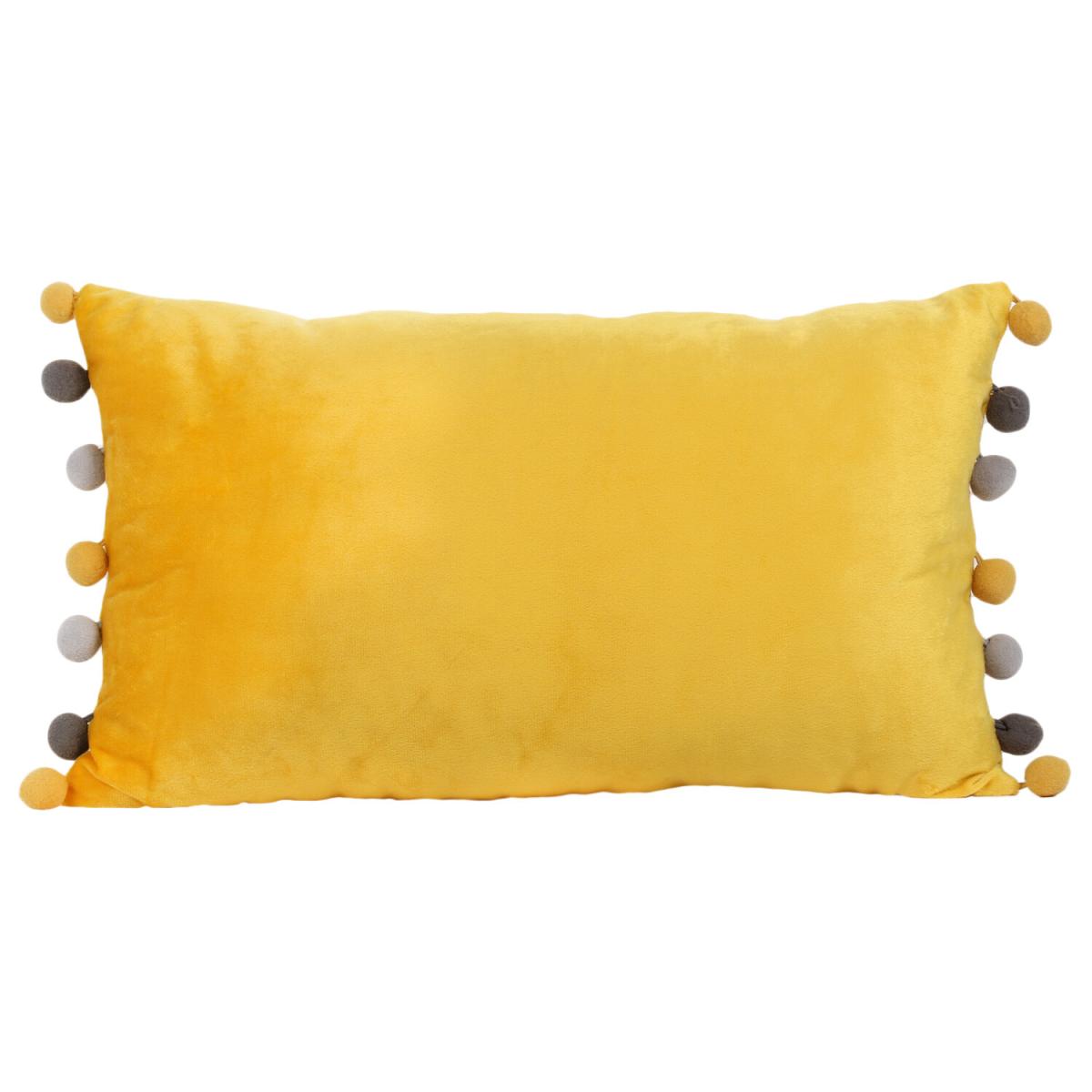 Divante Rio Pom Pom Cushion Yellow - Yellow – image 2