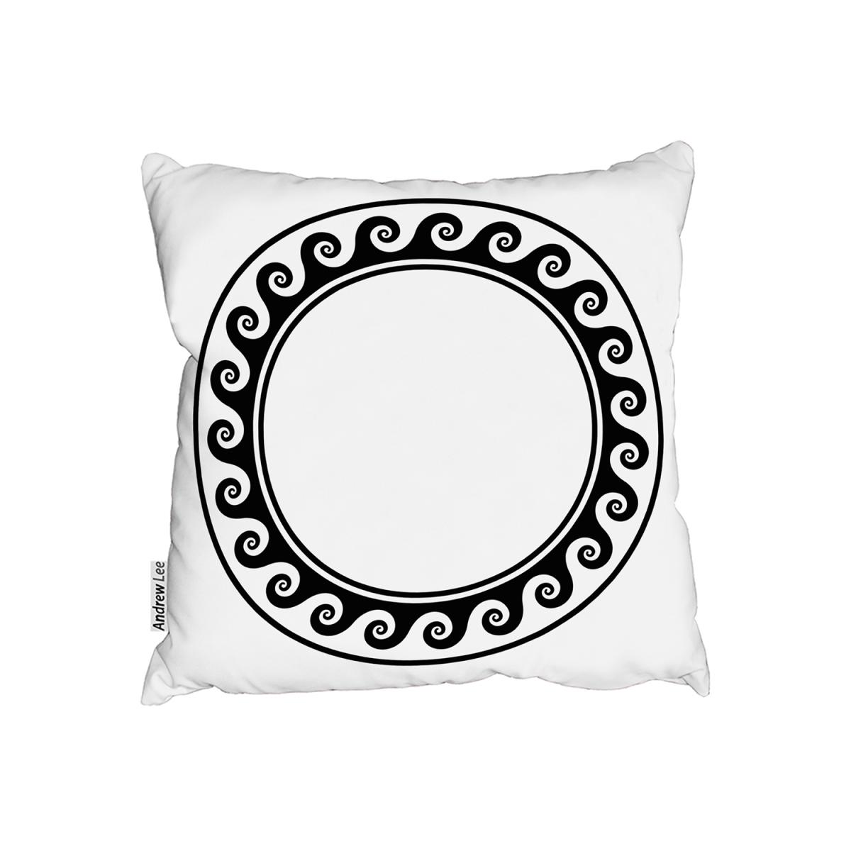 Decorative Egyptian Outdoor Cushion - Black / 60cm – image 2