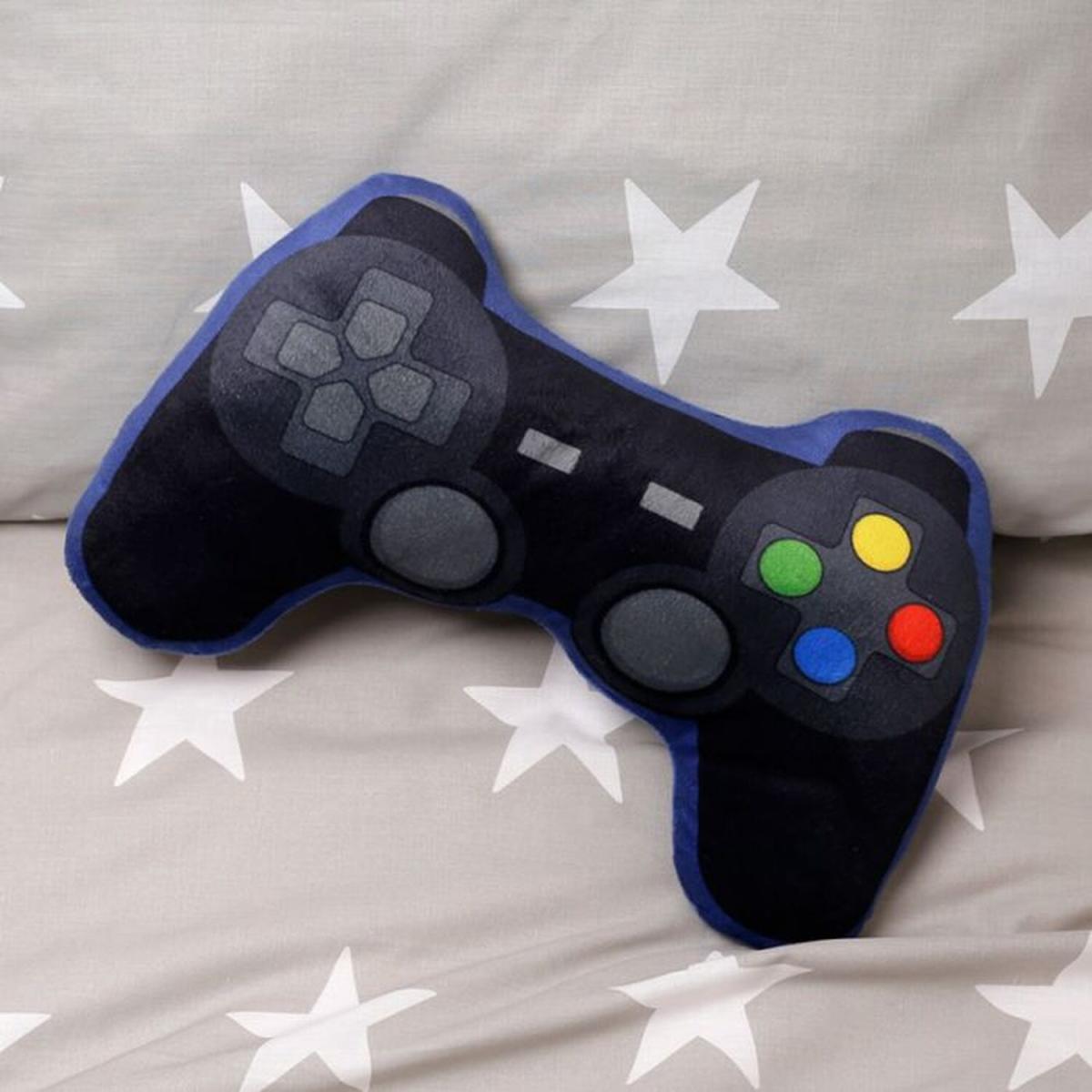 Game Over Game Controller Shaped Plush Cushion - Multicolour – image 2