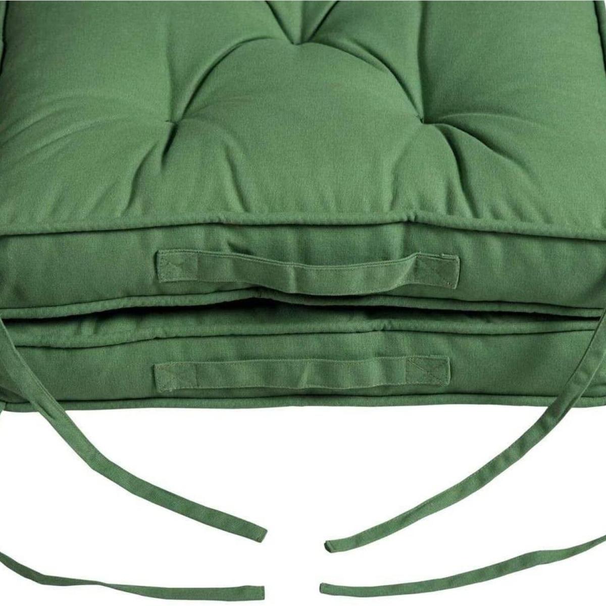 Cotton Travel Support Booster Cushion - Forest Green – image 3