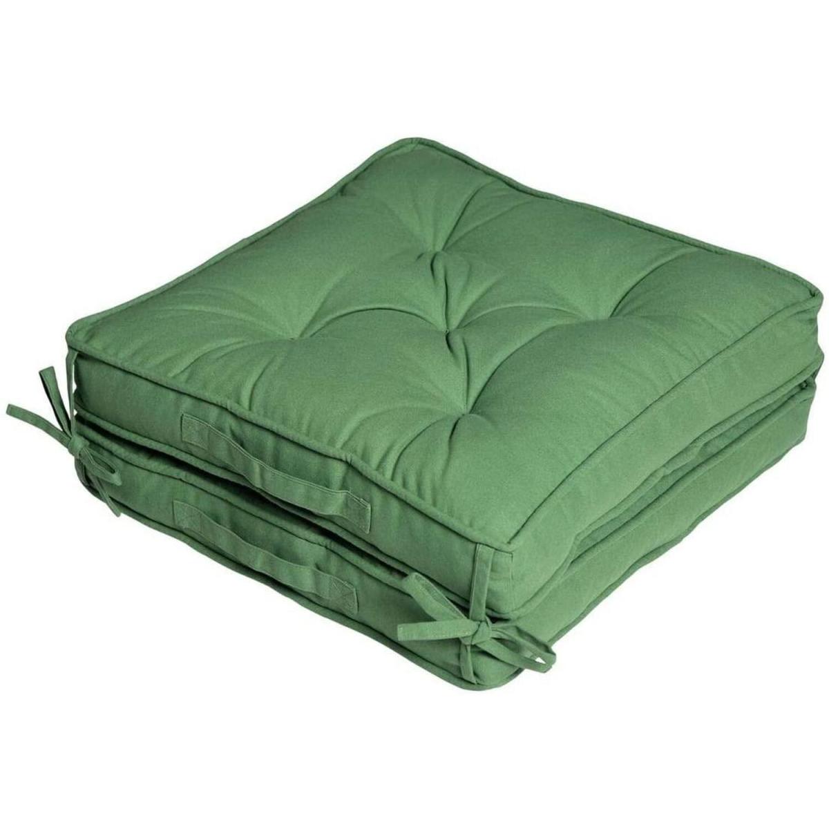 Cotton Travel Support Booster Cushion - Forest Green – image 5