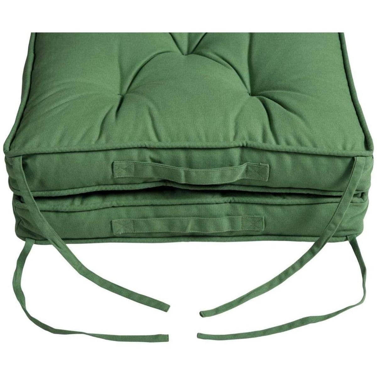 Cotton Travel Support Booster Cushion - Forest Green – image 6