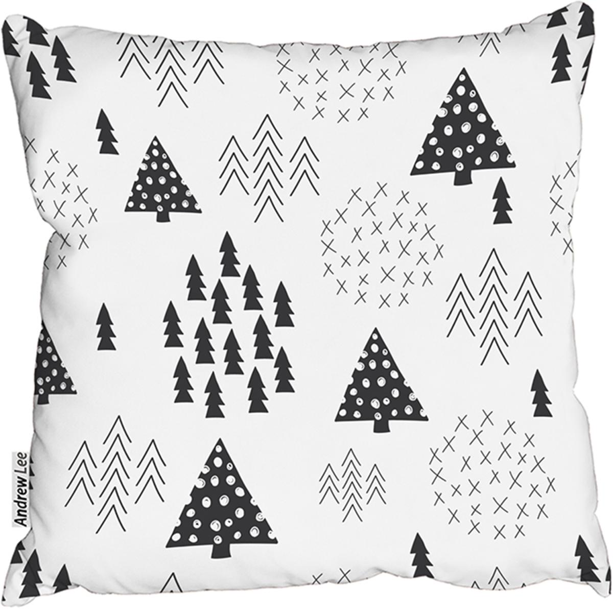 Scandinavian Style Christmas Outdoor Comfy Cushion - Black / 60cm – image 2