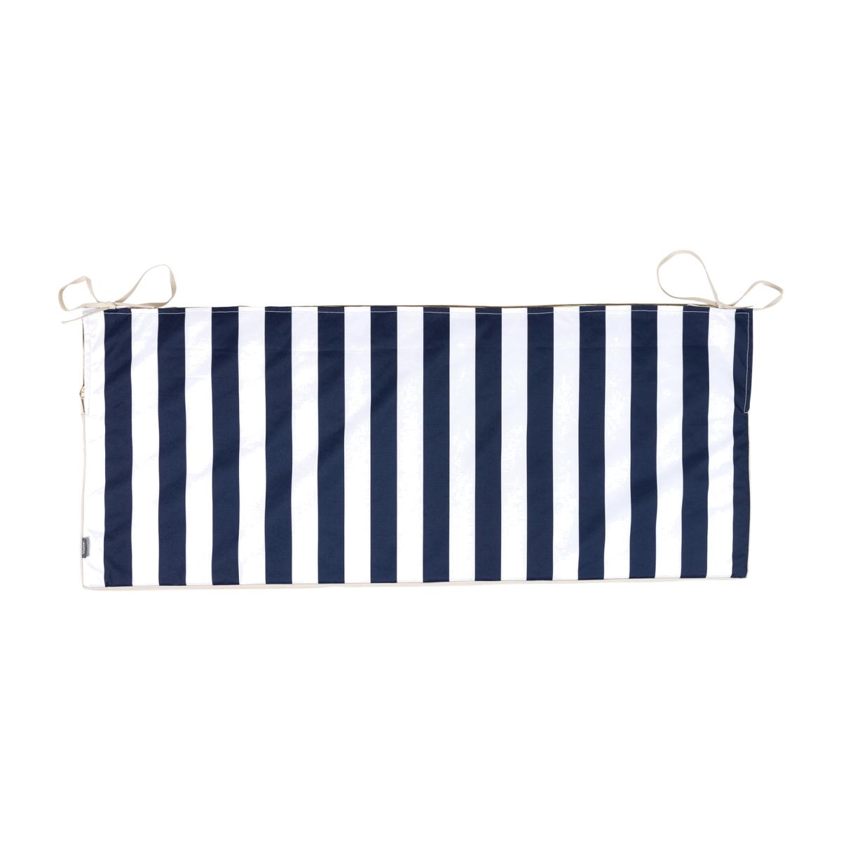 Veeva Deck Stripe Small Bench Pad - Navy Blue – image 1