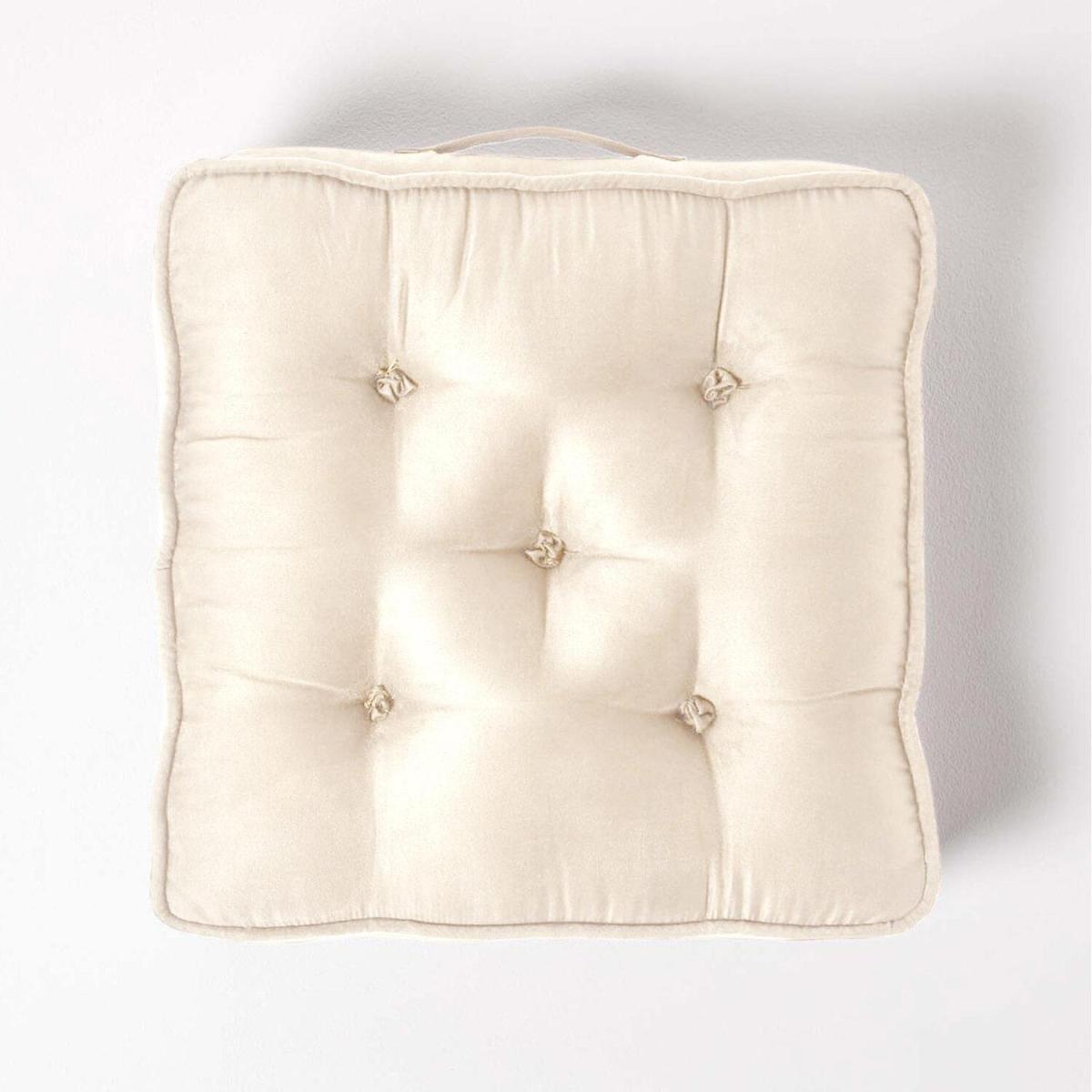 Armchair Booster Cushion with Faux Suede Cover - Cream – image 3