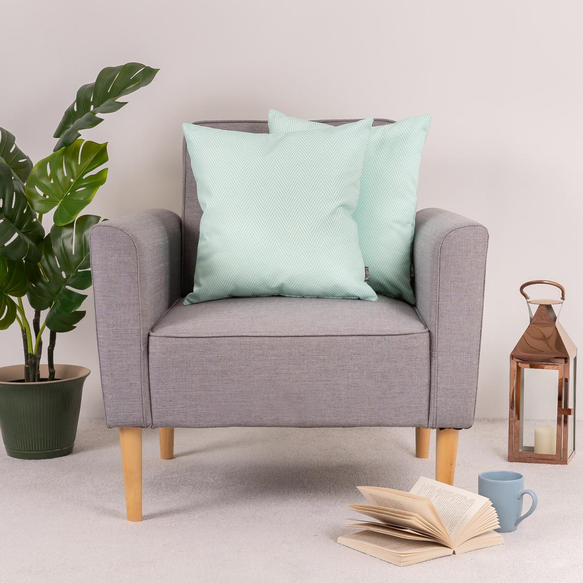 Scandinavian-inspired Scatter Cushion, 2 Pack - Blue – image 3