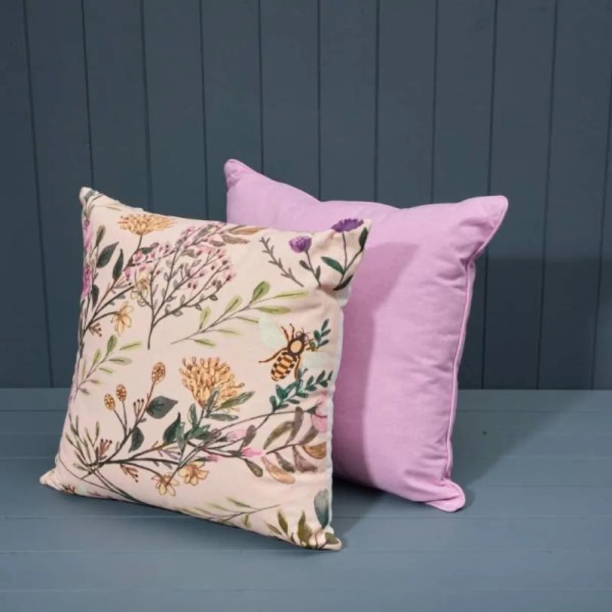 Multicolour Handcrafted Washable Cotton Printed Cushion with Filling - Multi – image 2
