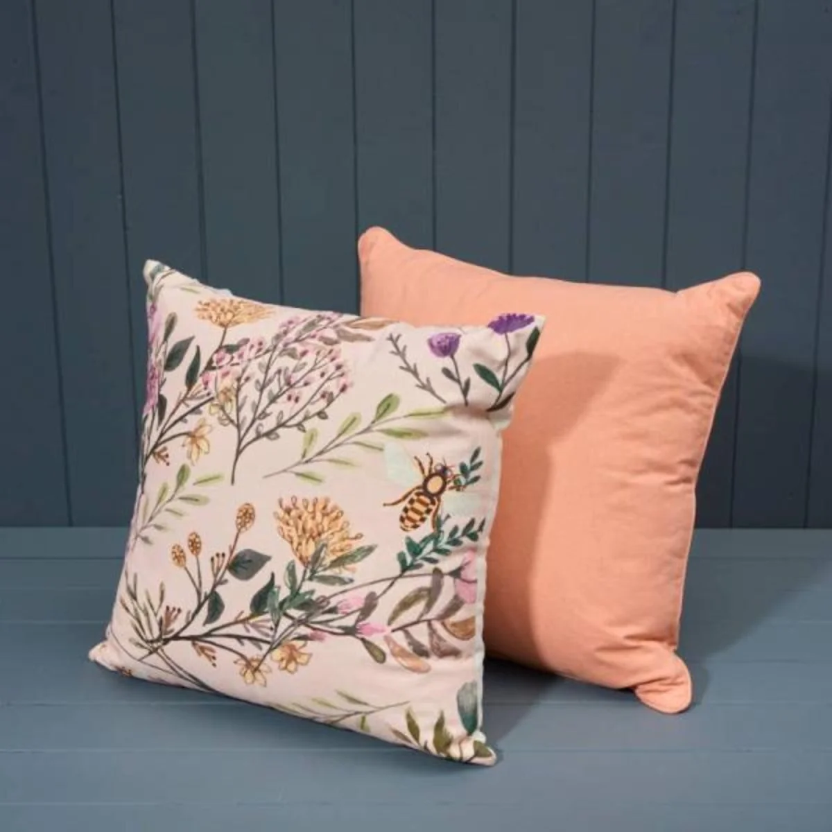 Multicolour Handcrafted Washable Cotton Printed Cushion with Filling - Multi – image 3