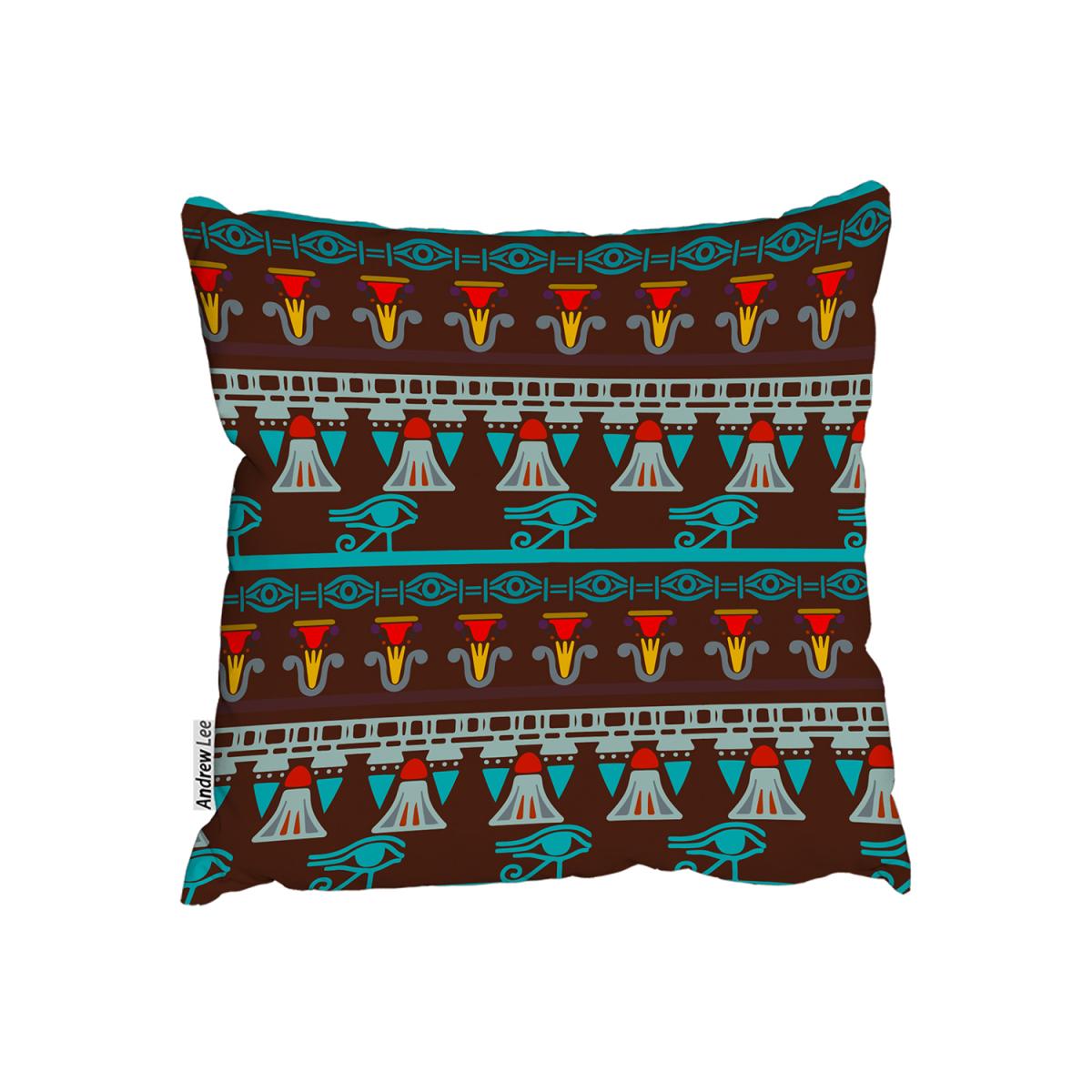 Ethnic Silhouettes Outdoor Cushion - Brown / 60cm – image 2