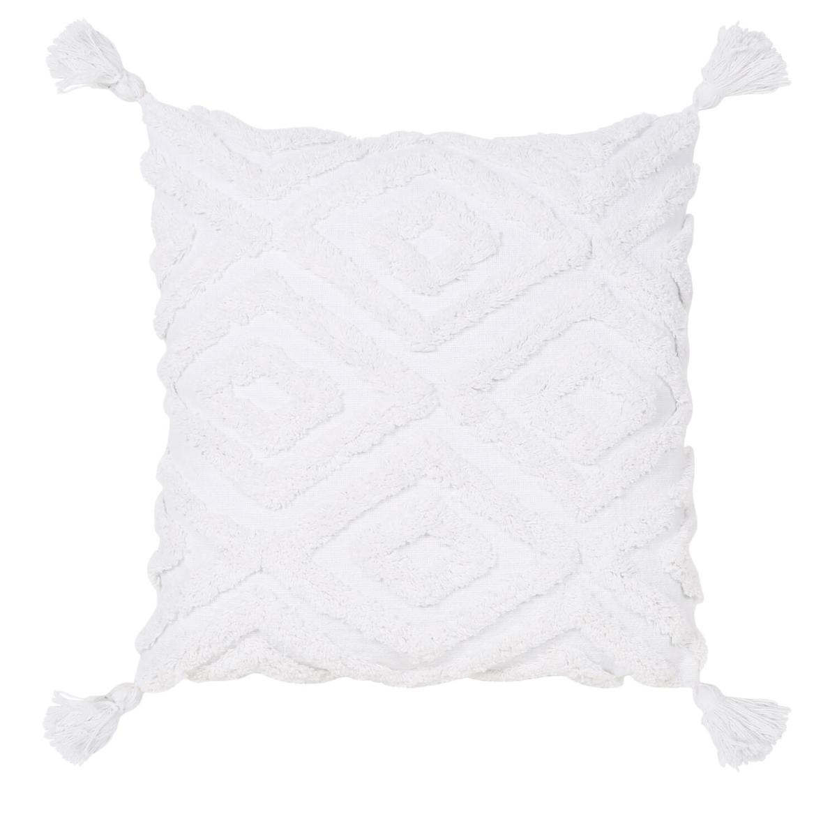 Divante Delta Tufted Cushion White – image 2