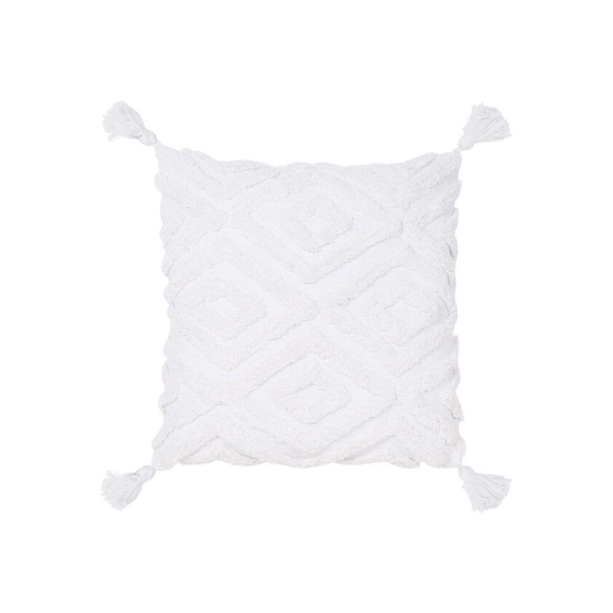 Divante Delta Tufted Cushion White – image 1