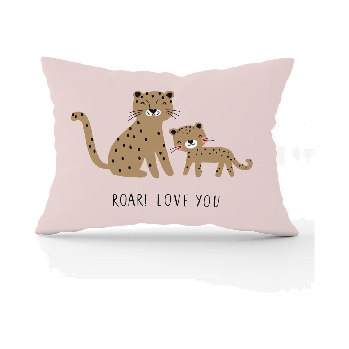 Roar! Love You Cushion - Pink / 28cm