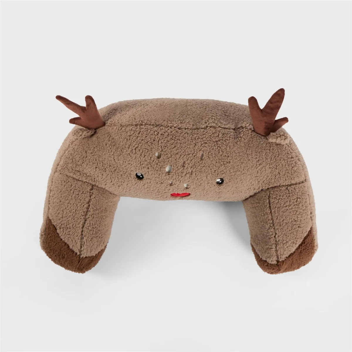 OHS Kids Leopard Fleece Cuddle Cushion - Brown – image 5