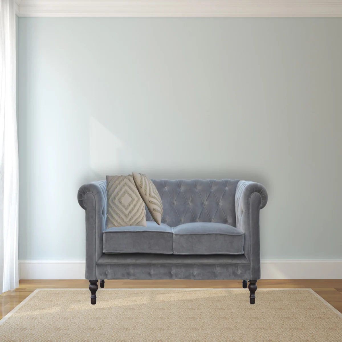 Tacy Sage Green Cushion Set of 2 - Grey – image 1