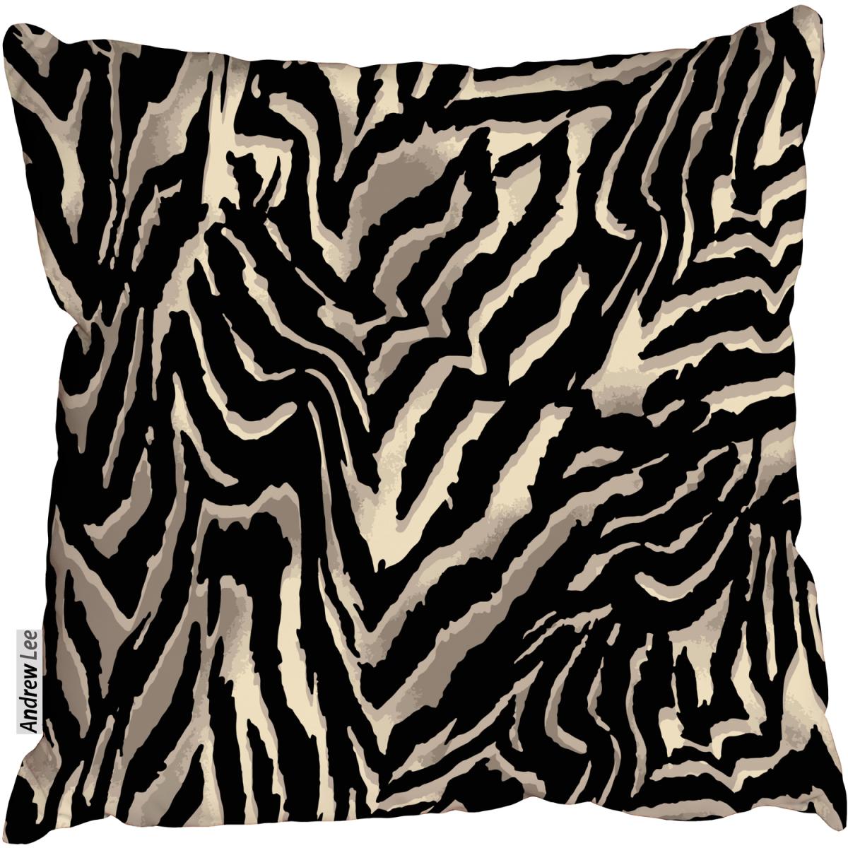 Leopard gold and black animal print Outdoor Cushion - Yellow / 60cm – image 2