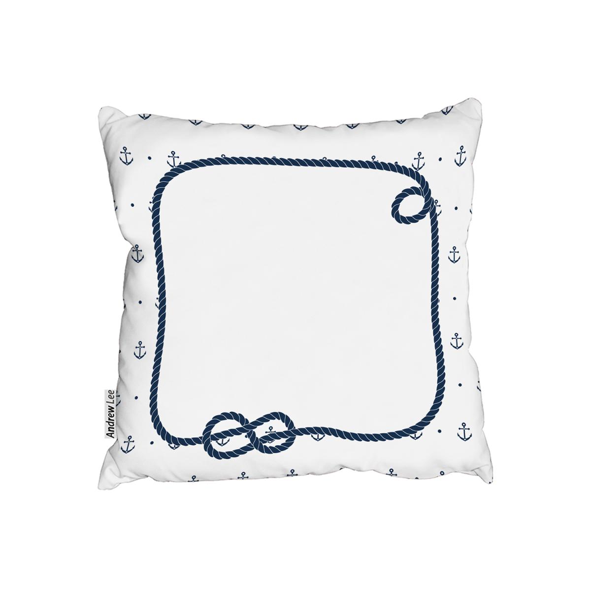 Rope Doodle Outdoor Cushion - White / 45cm – image 2