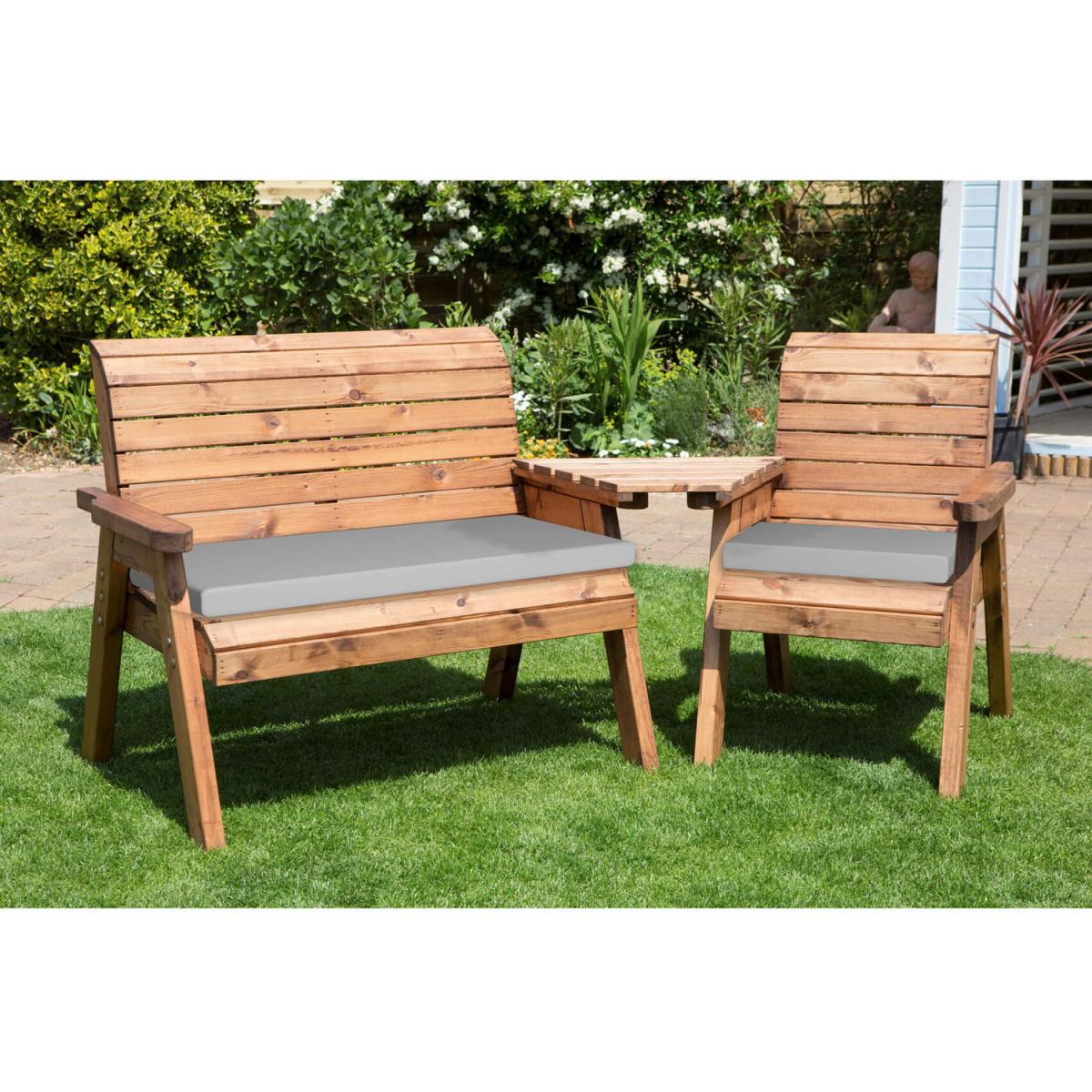 Charles Taylor 3 Seat Companion Set Angled with Seat Cushions - Green – image 5