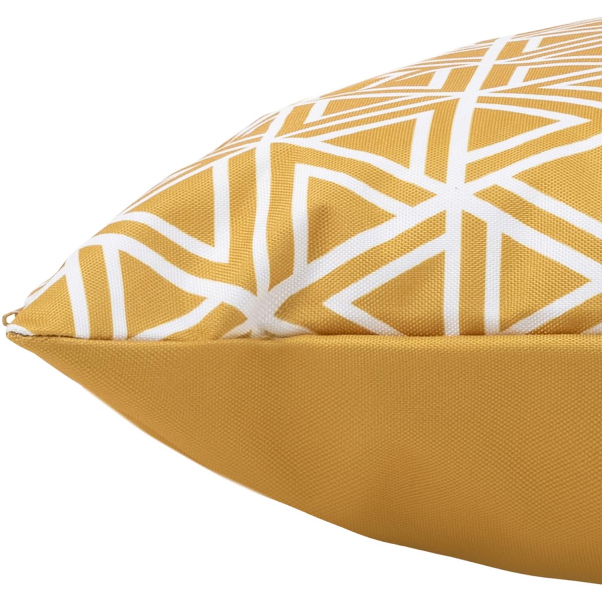 Geometric Print Outdoor Cushion - Yellow / 4 – image 10
