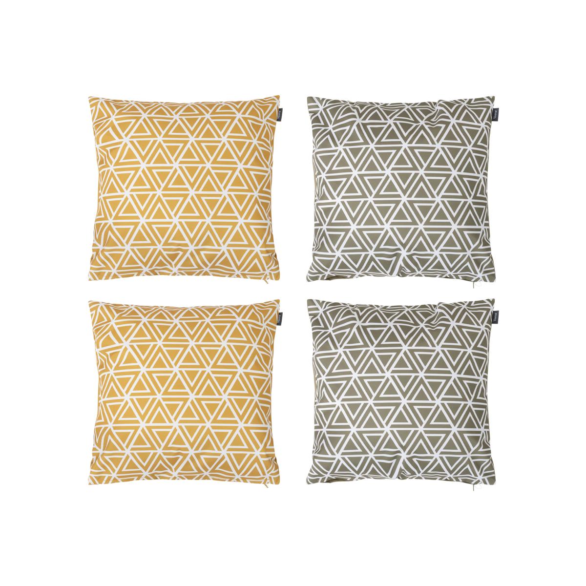 Geometric Print Outdoor Cushion - Yellow / 4 – image 1