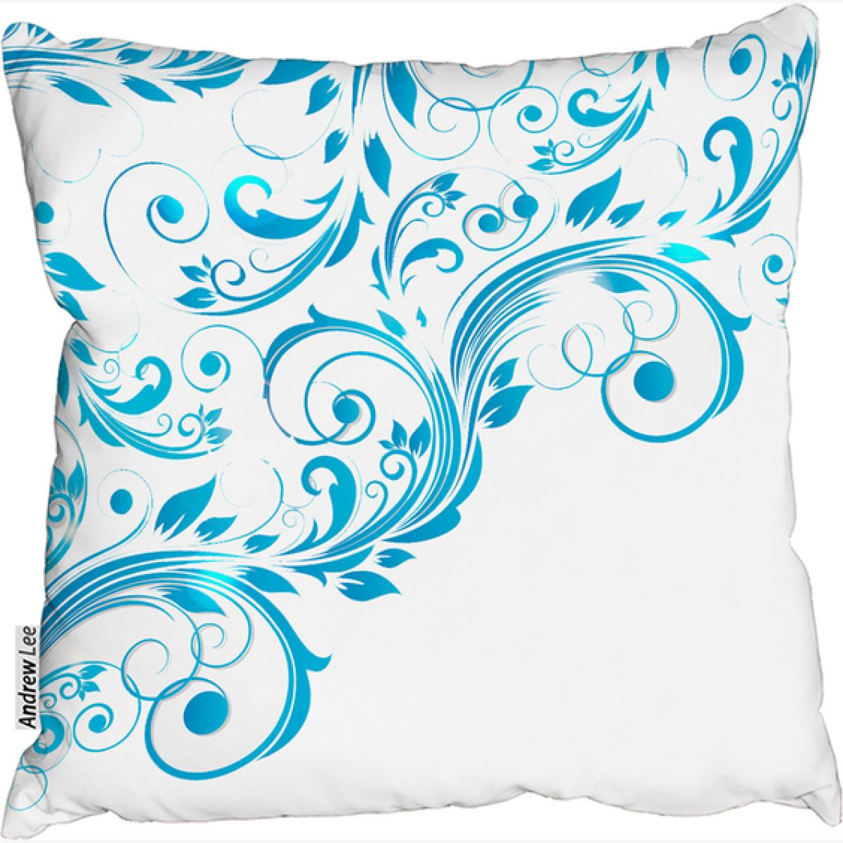 Swirls Cushion - Blue / 60cm – image 1
