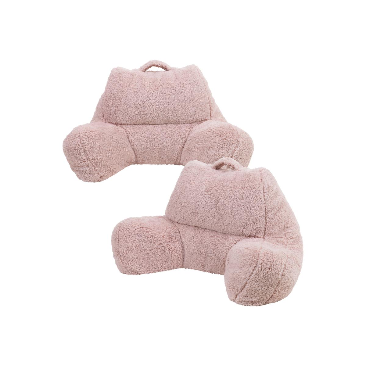 icon Cuddle Cushion, Berber, Set of 2 - Pink