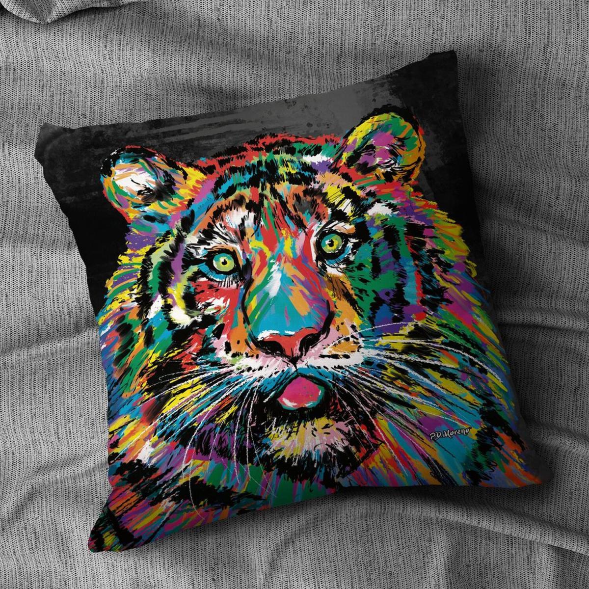 PD Moreno Julia the Tiger Cushion - Velvet – image 1