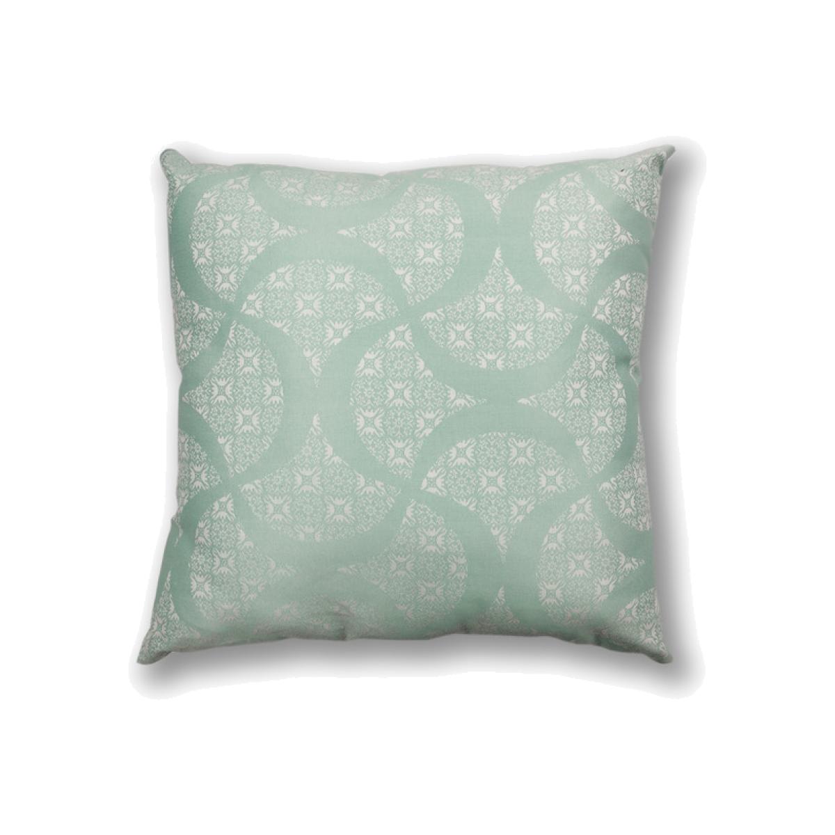 Portfolio Home Mikado Filled Square Cushion - Duck Egg