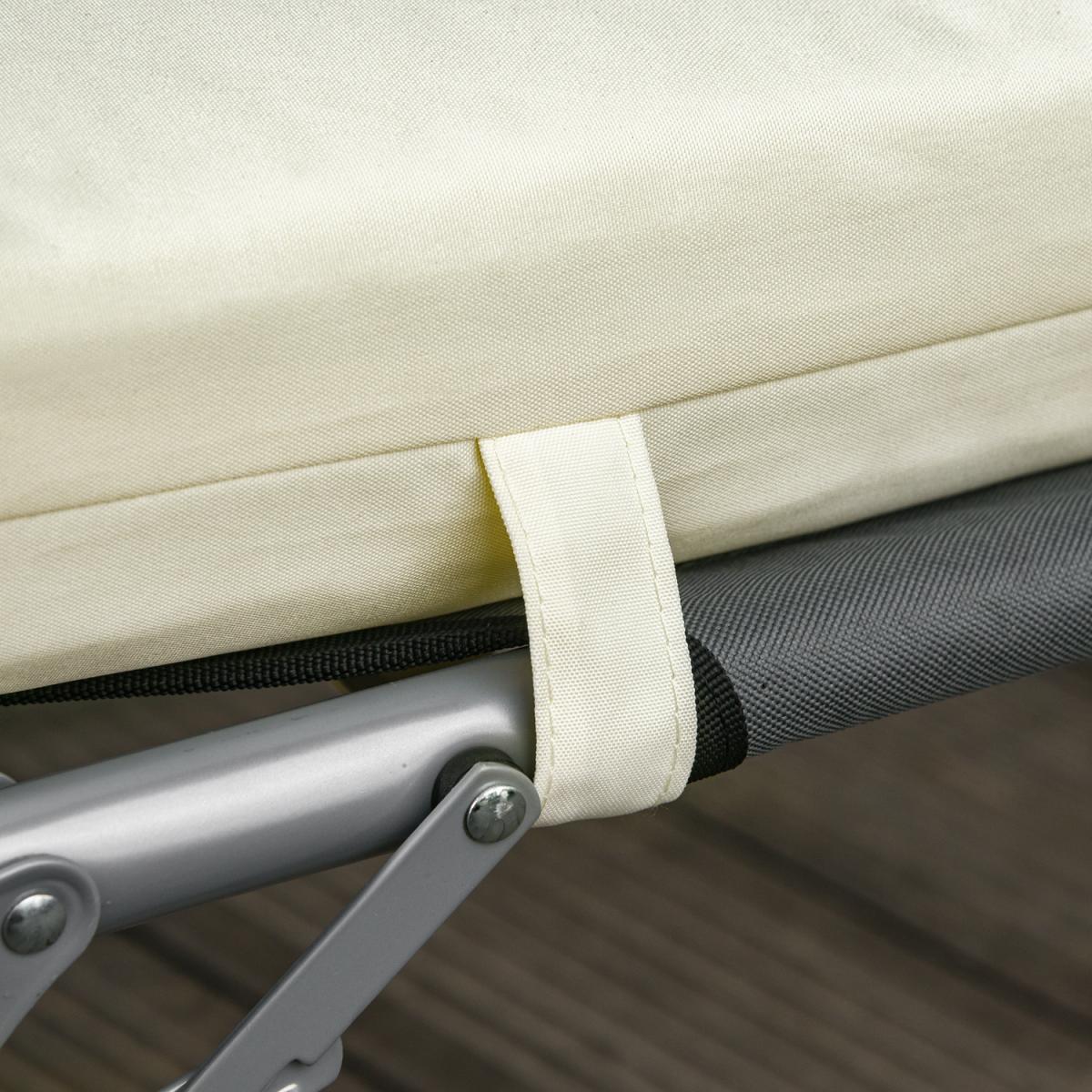 Set of 2 Sun Lounger Cushion - Cream – image 9