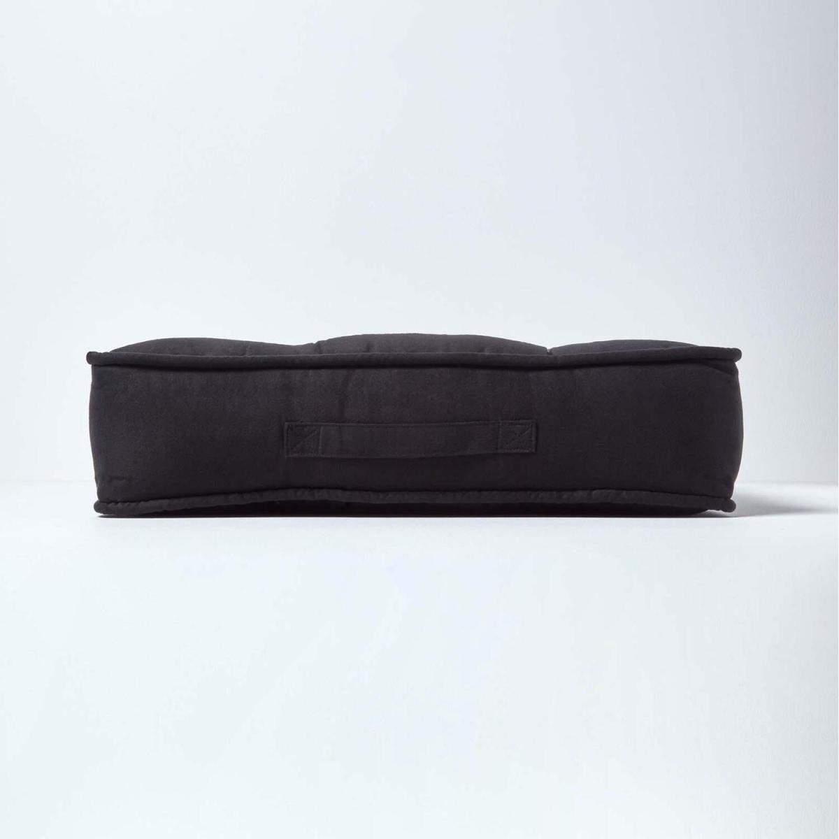 Armchair Booster Cushion with Faux Suede Cover - Black – image 4