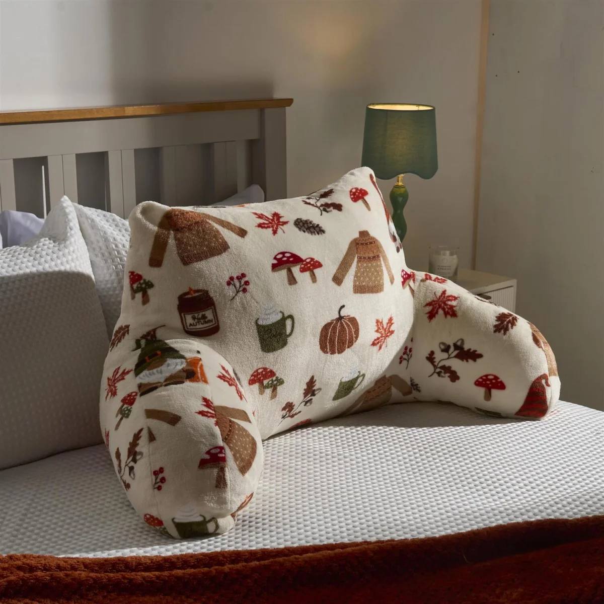 OHS Autumn Novelty Cuddle Cushion - Natural – image 2