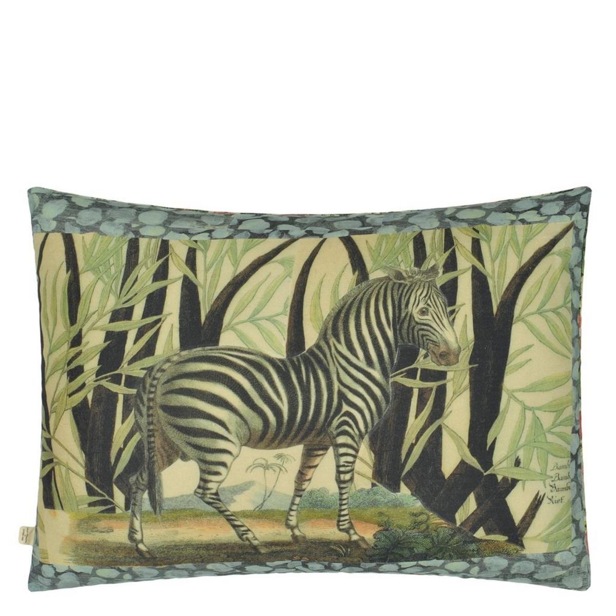 Zebra Cushion in Sepia by John Derian Multi – image 2