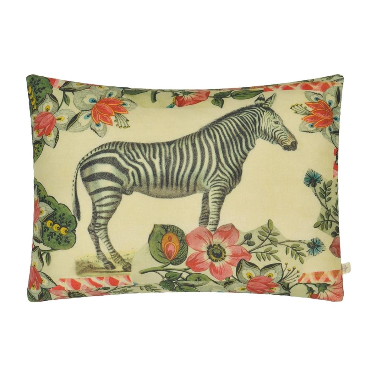 Zebra Cushion in Sepia by John Derian Multi – image 1