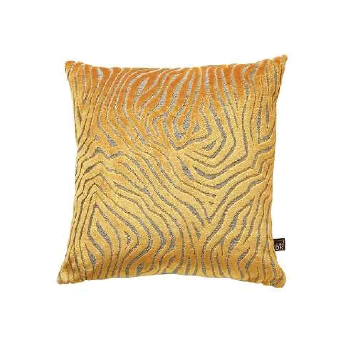 Lana Zebra Animal Cushion in Yellow