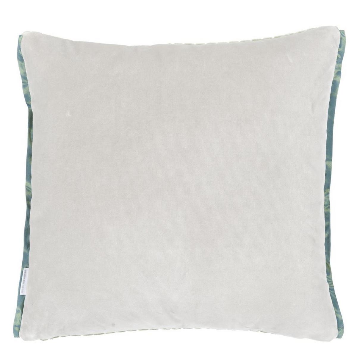 Designers Guild Cassia Cord Velvet Cushion in Antique Jade – image 2