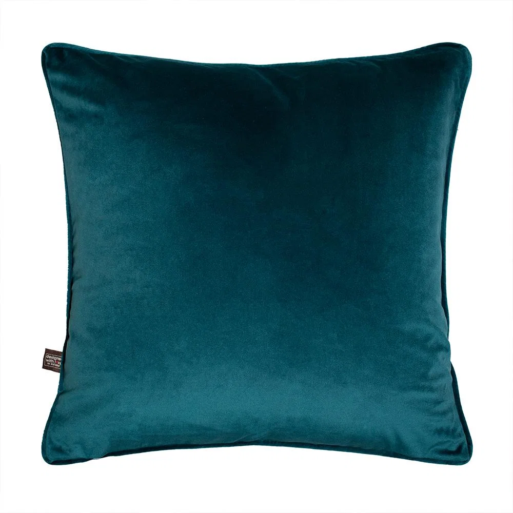 Calypso Floral Bird Cushion in Blush Teal&nbsp;45x45cm – image 5