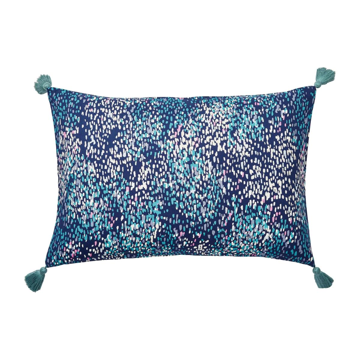 Cotswold Rain Cotton Cushion by Joules in Multi – image 1
