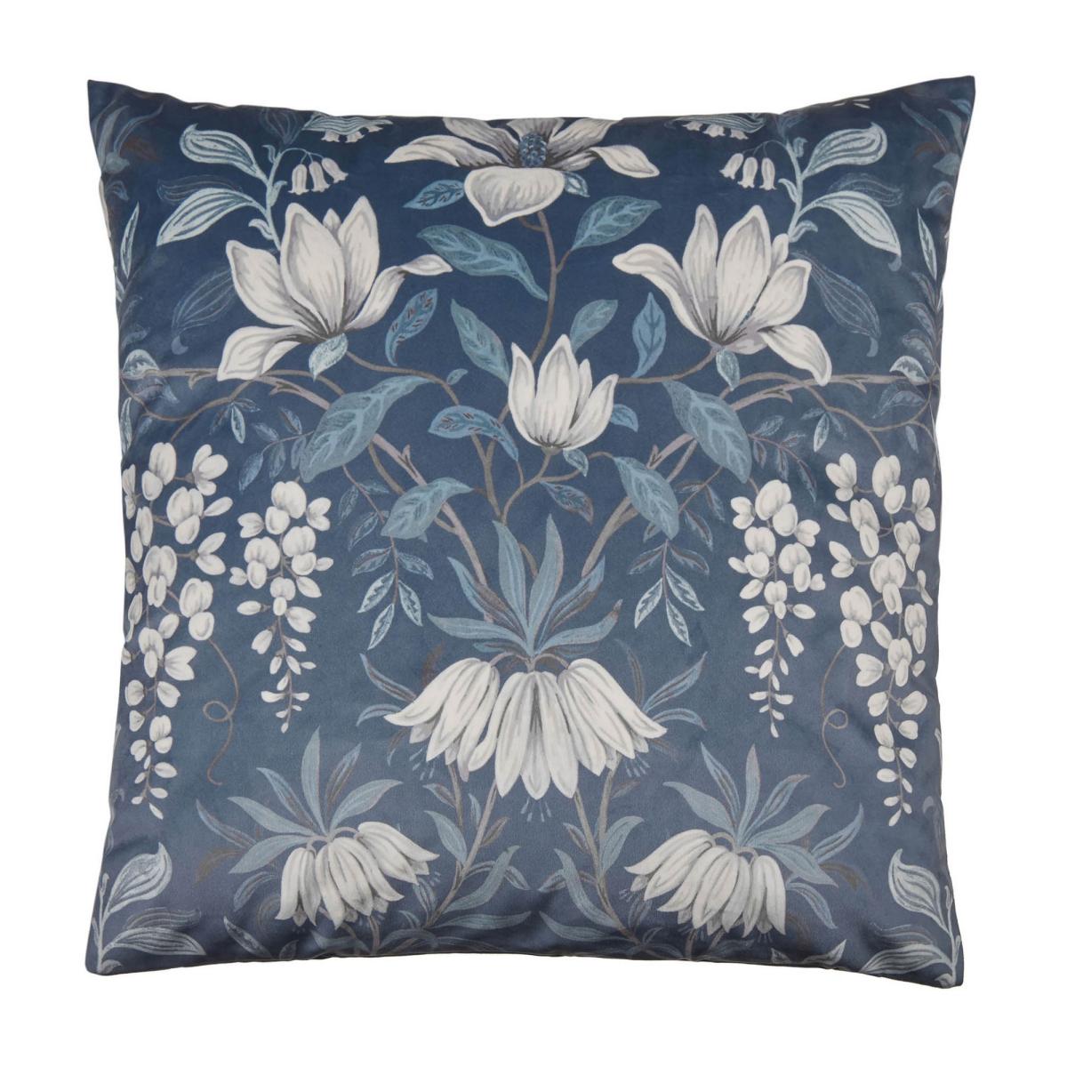 Parterre Floral Cushion by Laura Ashley in Seaspray Blue 50x50cm – image 3