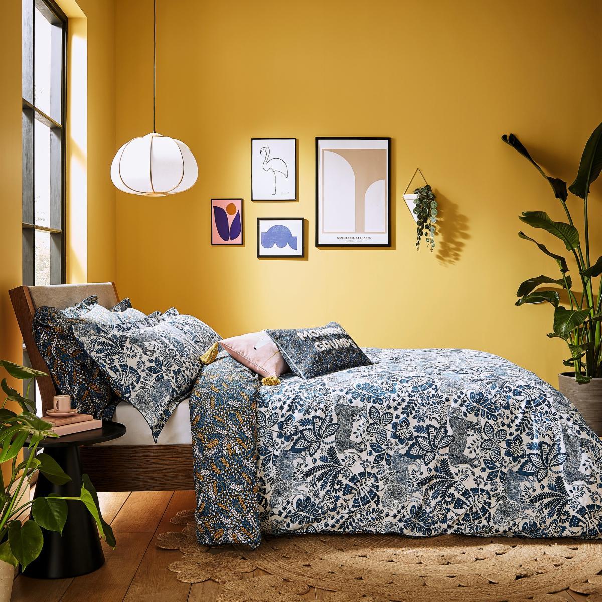 Rumble In The Jungle Cushion by Scion in Denim Blue30x50cm – image 3
