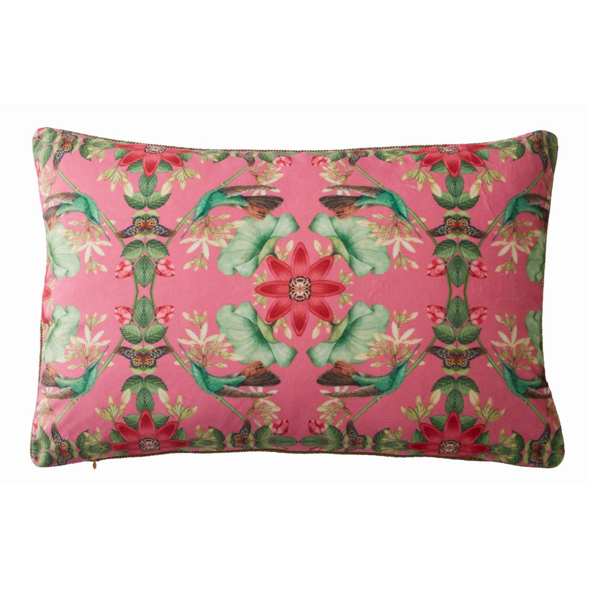 Wonderlust Tea Story Velvet Cushion By Wedgwood in Citron Yellow35x55cm – image 3