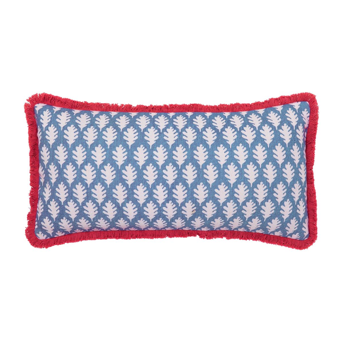 Diagonal Clipped Stripe Cushion by Joules in Multi 30x60cm – image 1