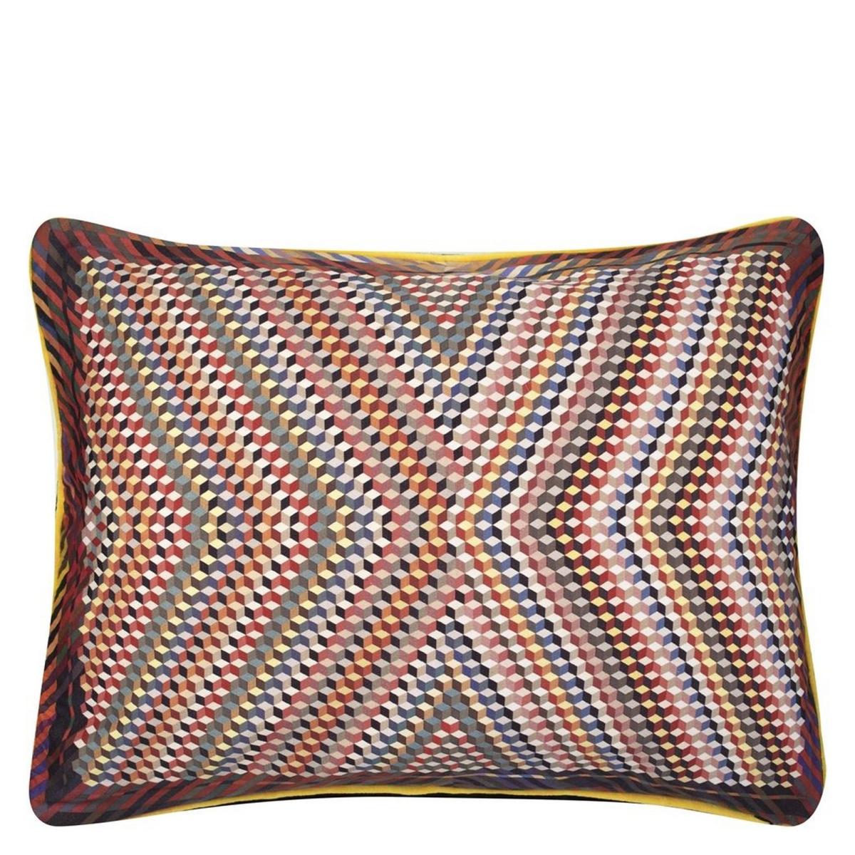 Christian Lacroix Mosaic Freak Abstract Cushion in Multicolore – image 2