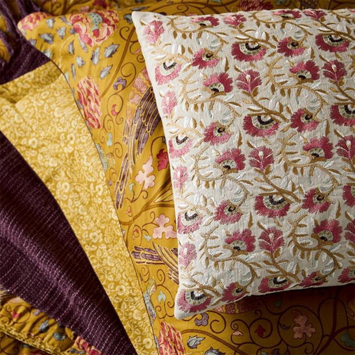 Seasons By May Cushion in Linen Grey By Morris & Co – image 2
