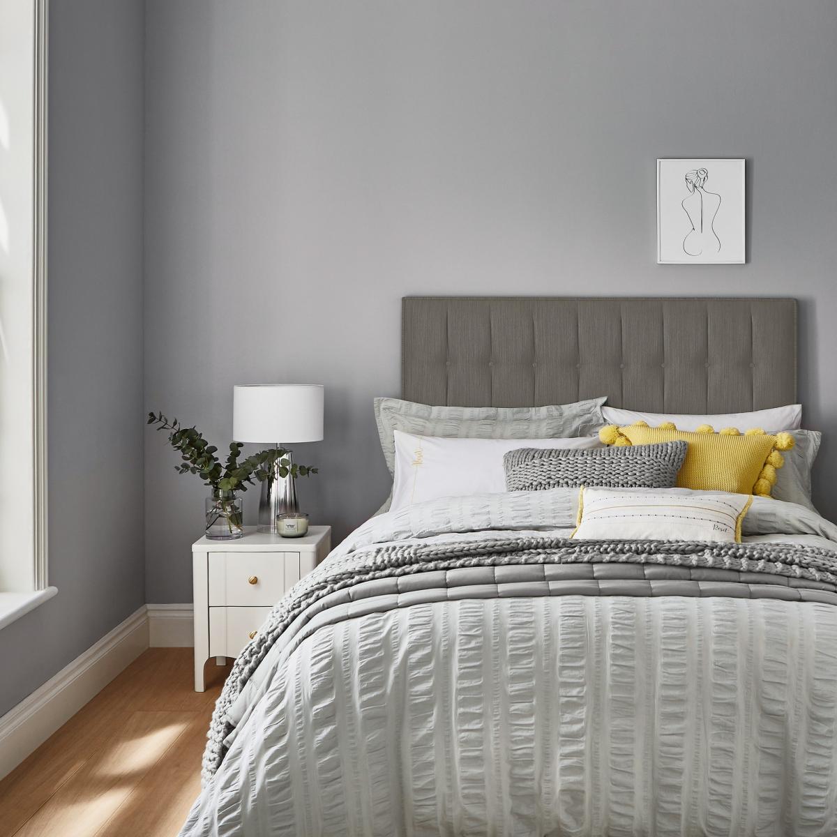 Reset Chunky Knitted Wool Cushion By Katie Piper in Silver Grey 60x40cm – image 2