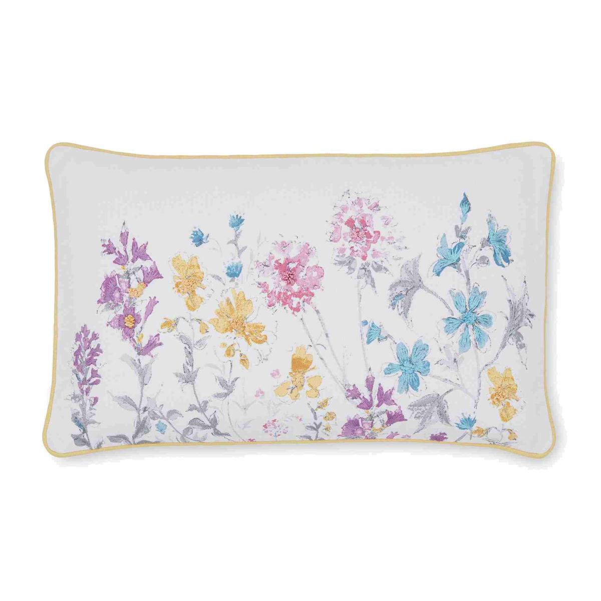 Wild Meadow Floral Cushion by Laura Ashley in Multi 30x50cm – image 1