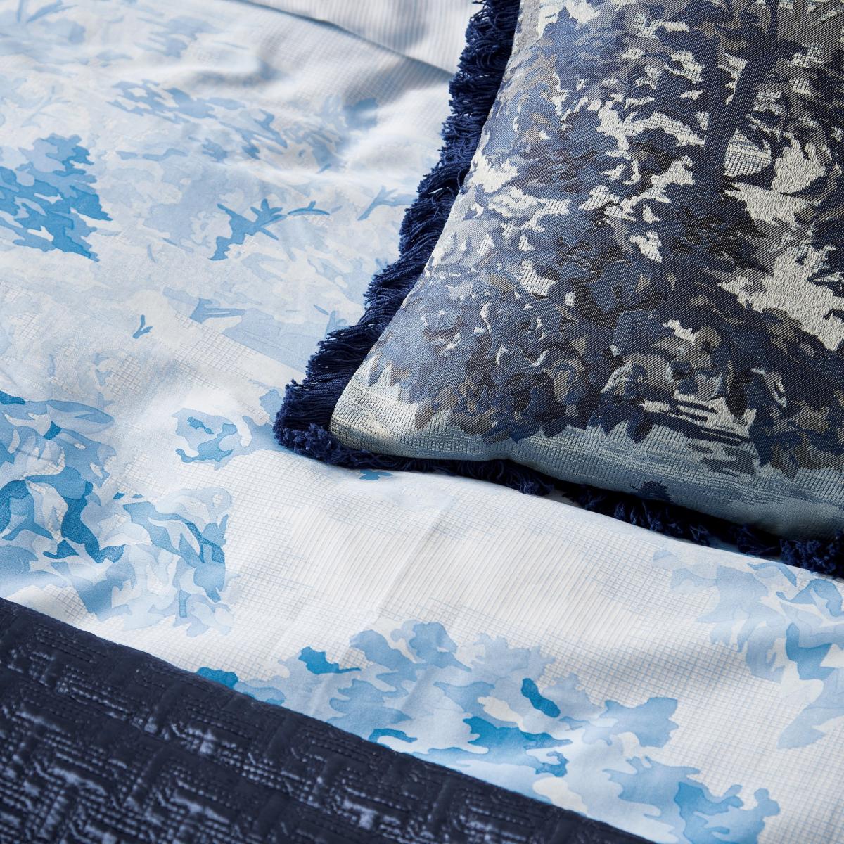 Landscape Toile Cushion by Ted Baker in Navy Blue45x45cm – image 3